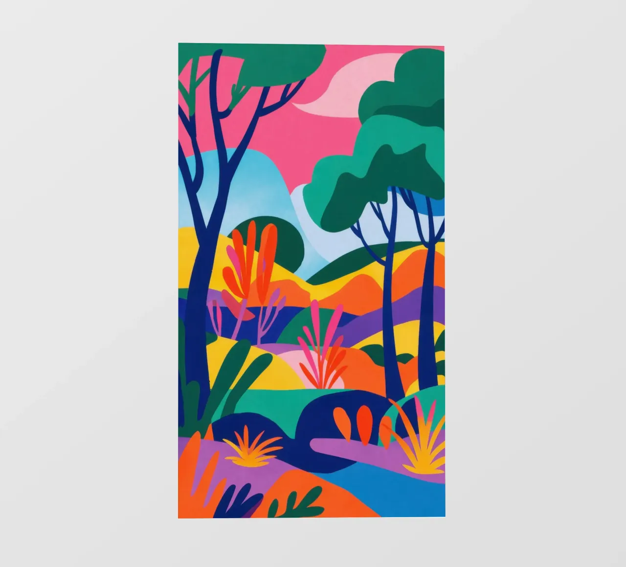 Vibrante paisaje de ensueño lámina retroiluminada de Frosh Pallete