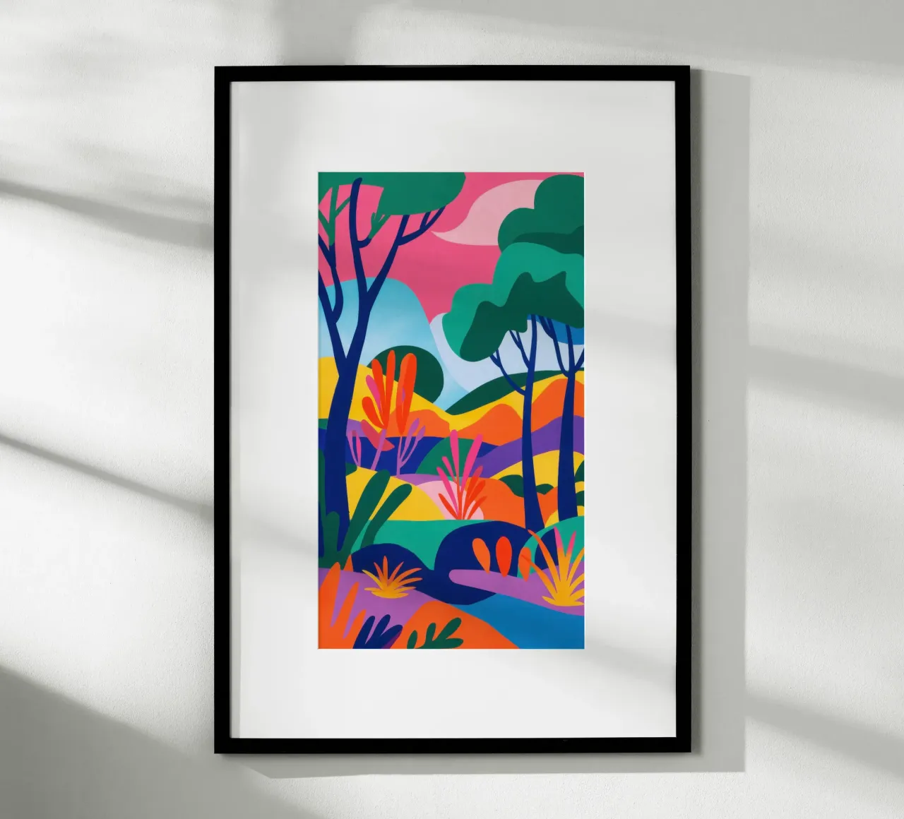 Paesaggio da sogno vibrante poster da Frosh Pallete