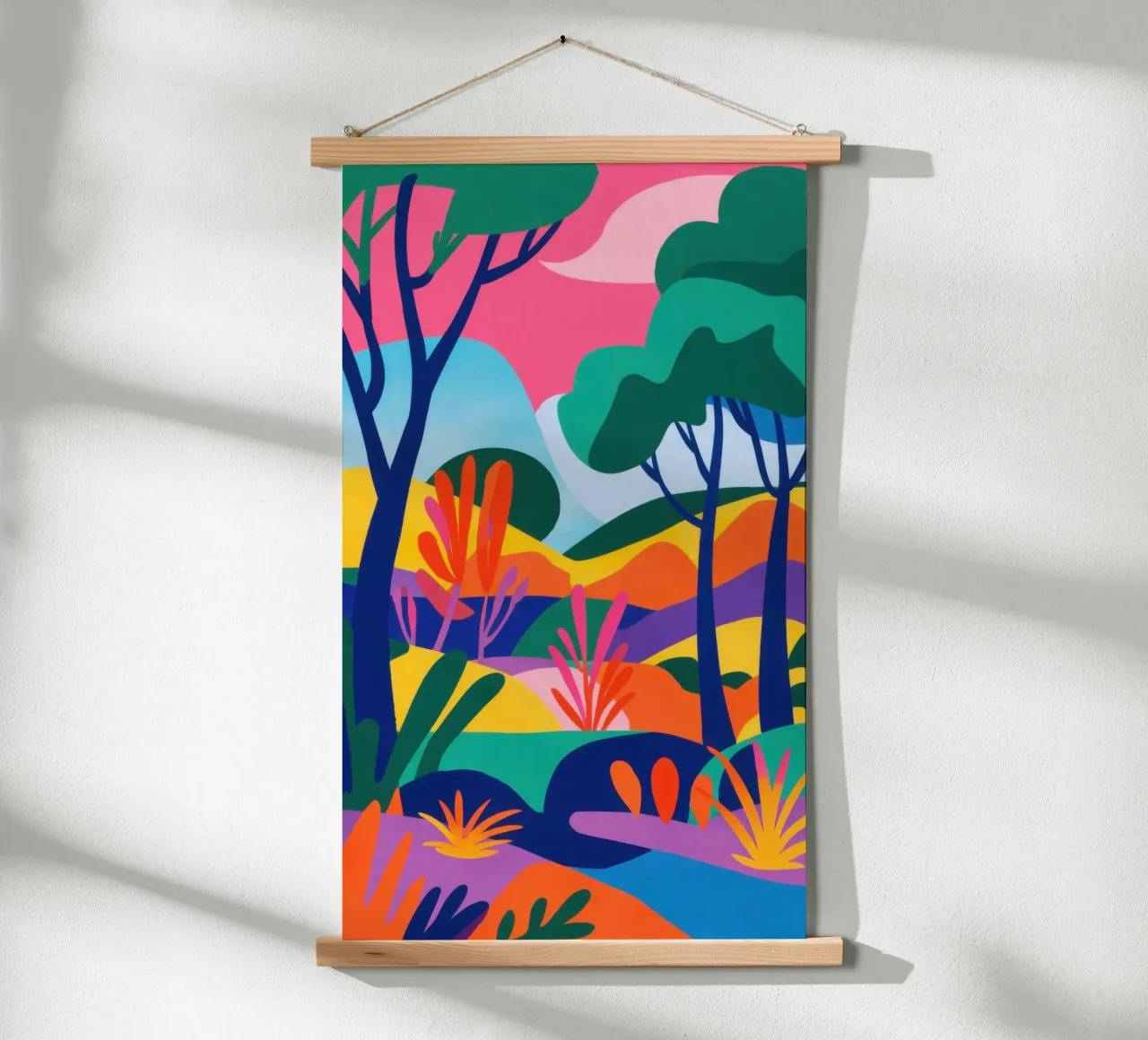 Paesaggio da sogno vibrante poster da Frosh Pallete