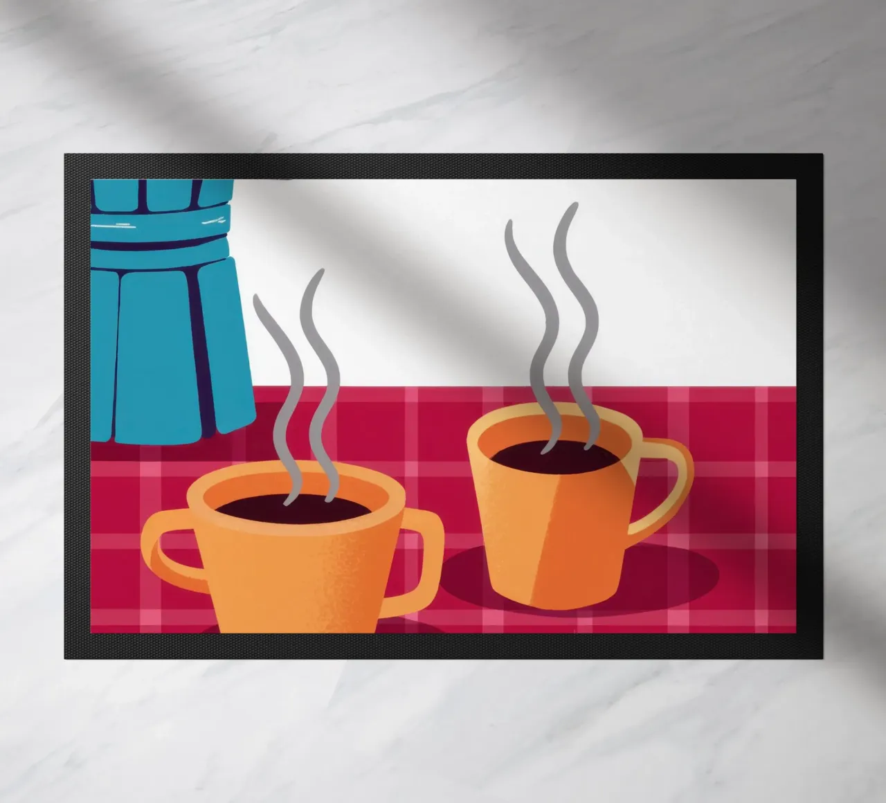 Rituale mattutino condiviso zerbino da Solar Paint