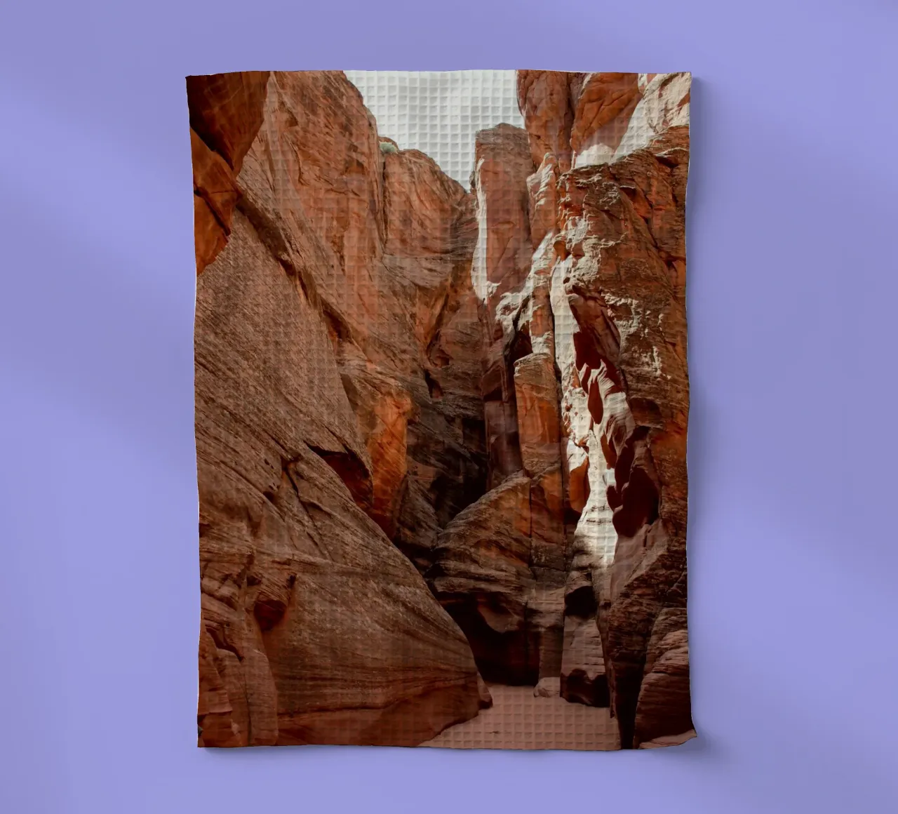 erosion slot canyon tea towel by animal story home