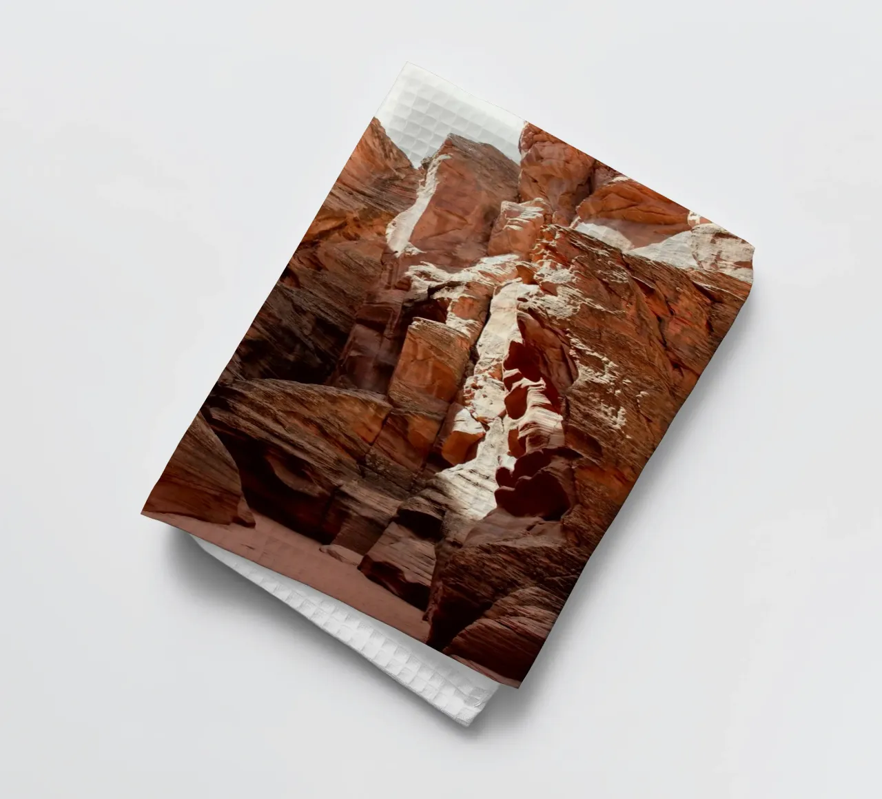 erosion slot canyon tea towel by animal story home