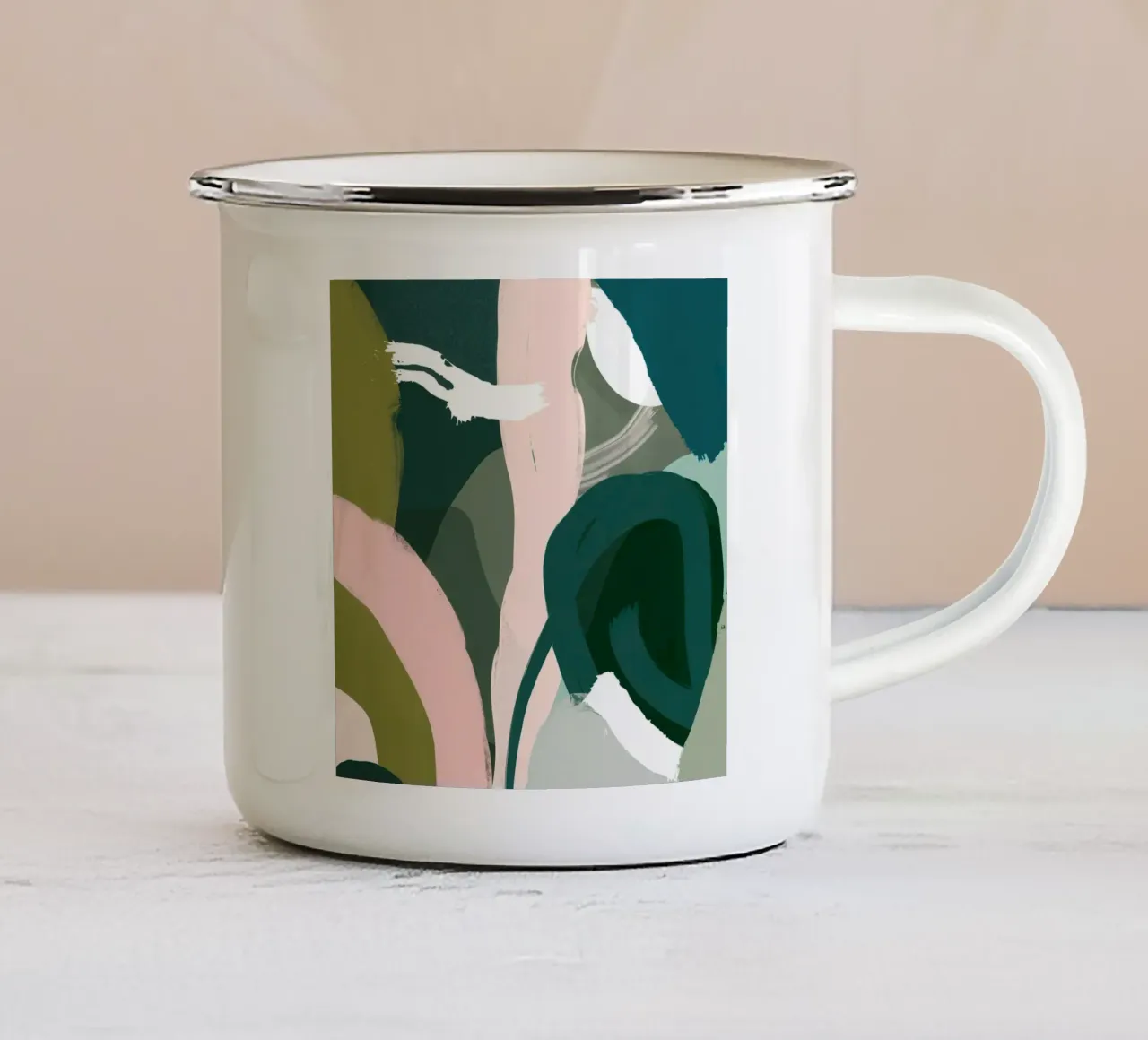 Giardino dei colpi gentili tazza in smalto da Bring Haven