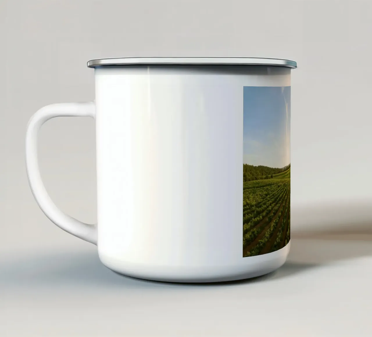 horizon trees tazza in smalto da Horsire