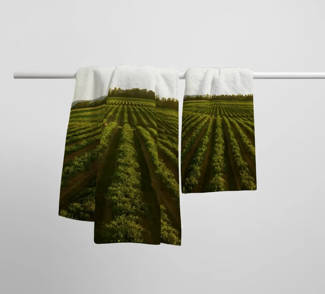 horizon trees asciugamano da bagno da Horsire