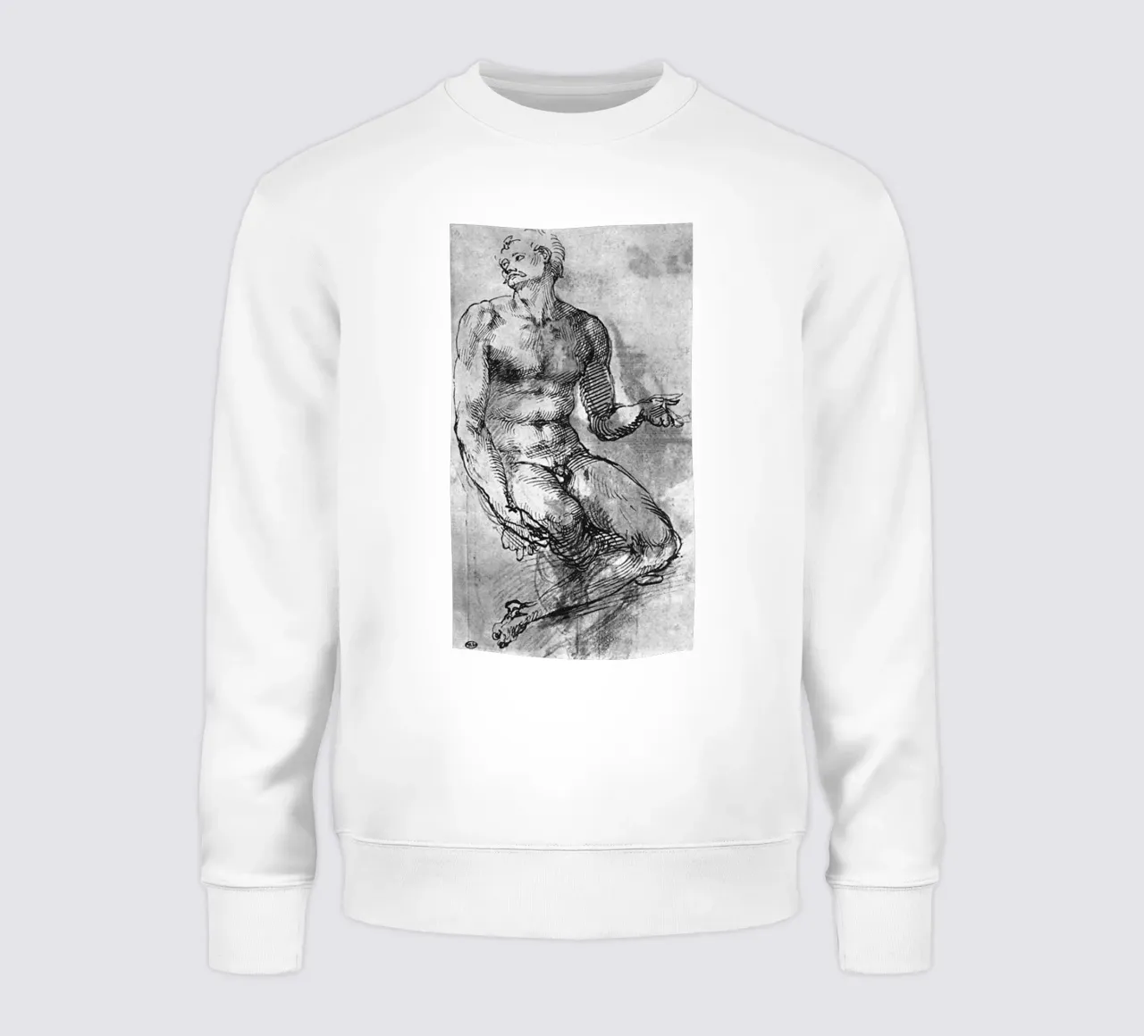 Retro Artistic Man Sport sweatshirt by https://www.juniqe.com/uk/shop/Henndraws