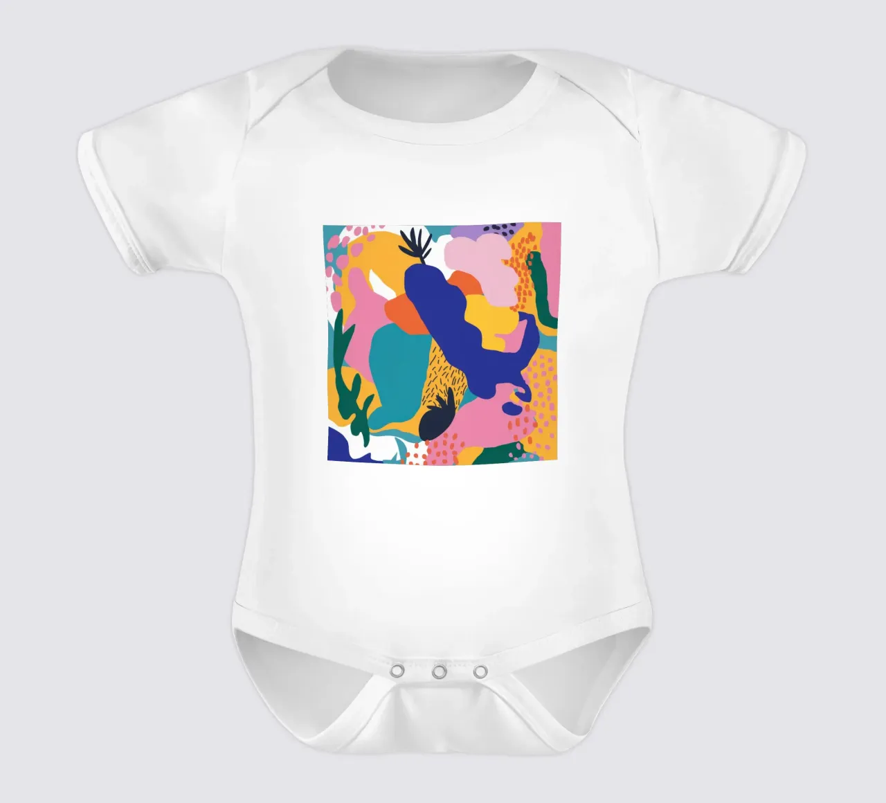 Forme umane cromatiche body neonato maniche corte da Frosh Pallete