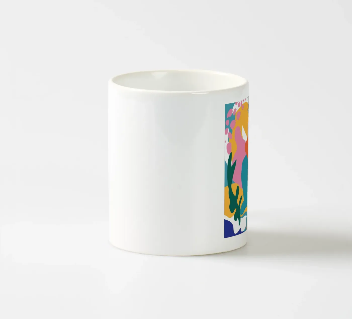 Chromatic Human Forms ceramic mug by Frosh Pallete