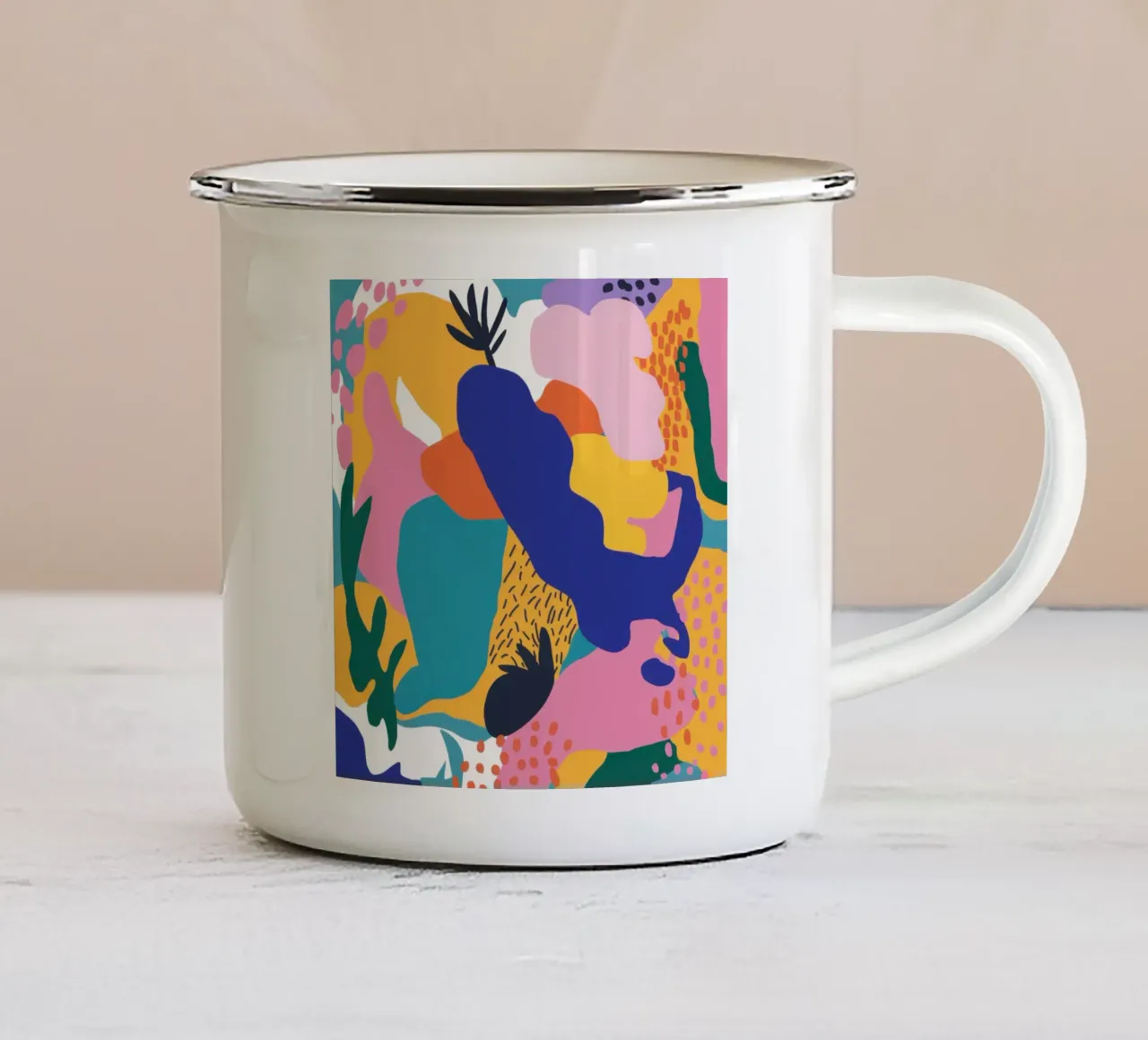 Forme umane cromatiche tazza in smalto da Frosh Pallete