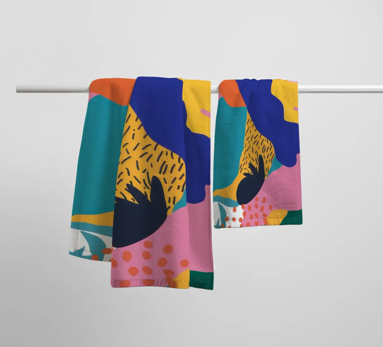 Forme umane cromatiche asciugamano da bagno da Frosh Pallete