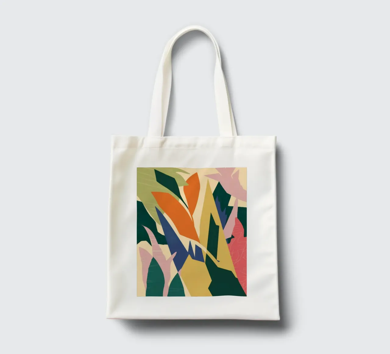 Forme botaniche in grassetto borsa in juta da Solar Paint