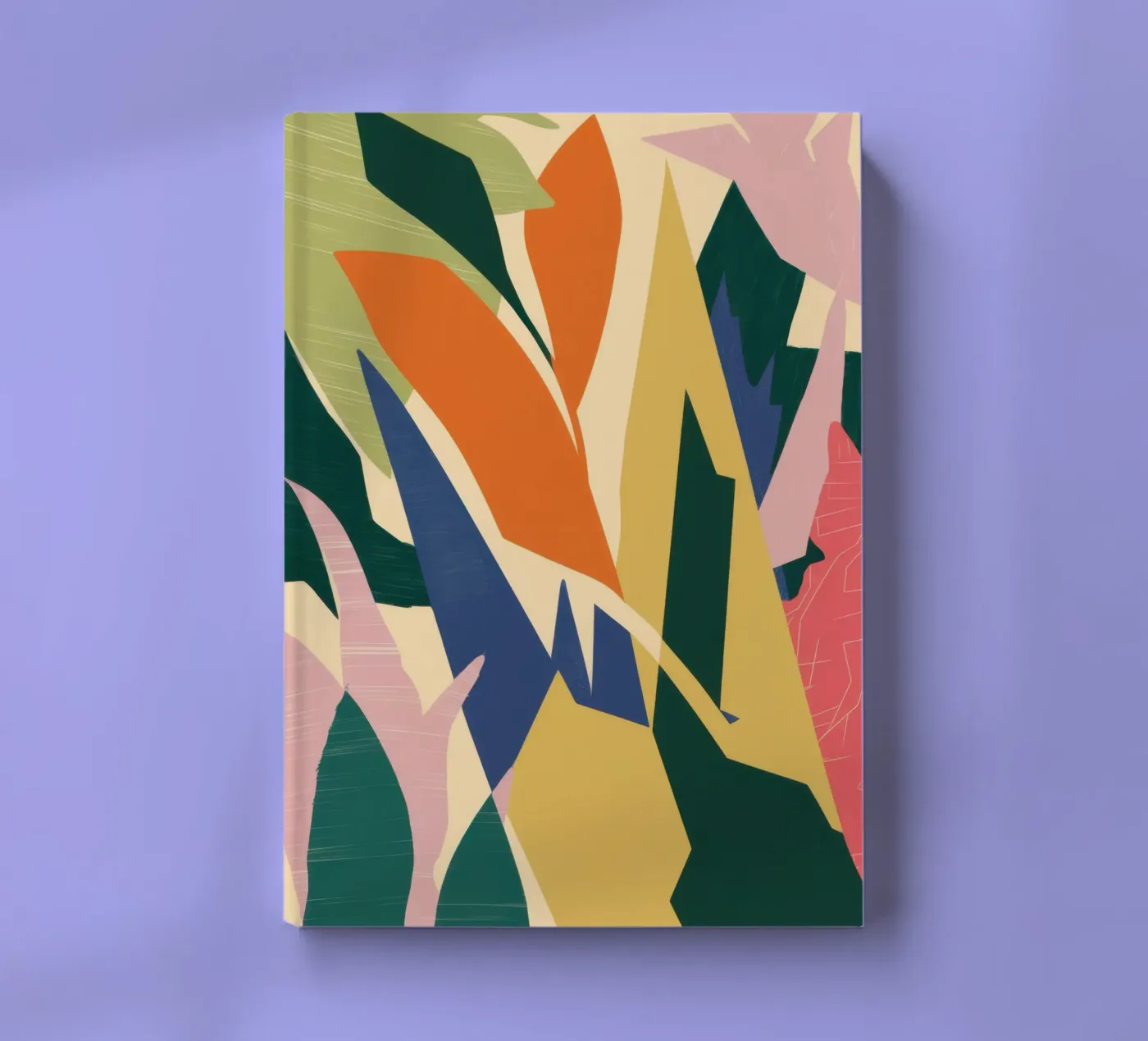 Bold Botanical Forms notebook by Solar Paint