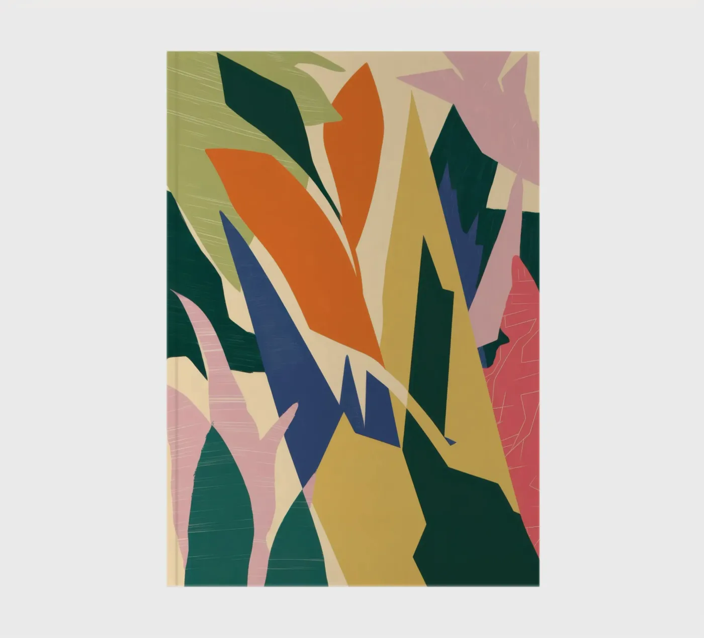 Bold Botanical Forms notebook by Solar Paint