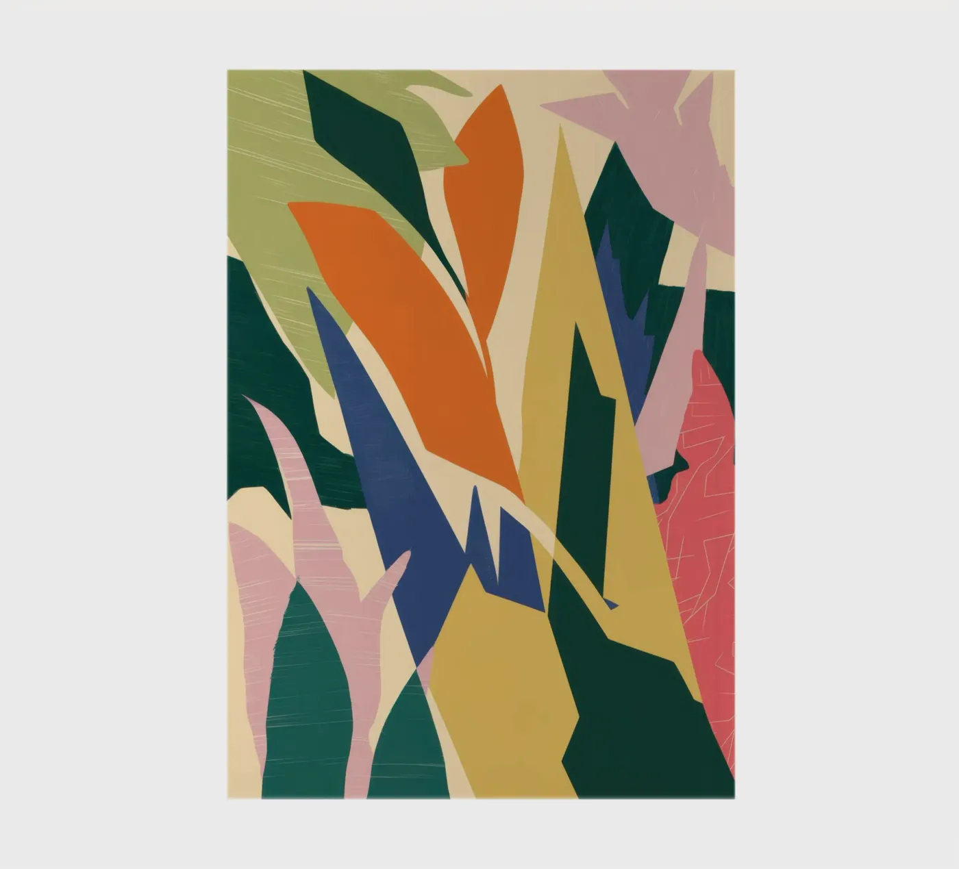 Bold Botanical Forms notebook by Solar Paint