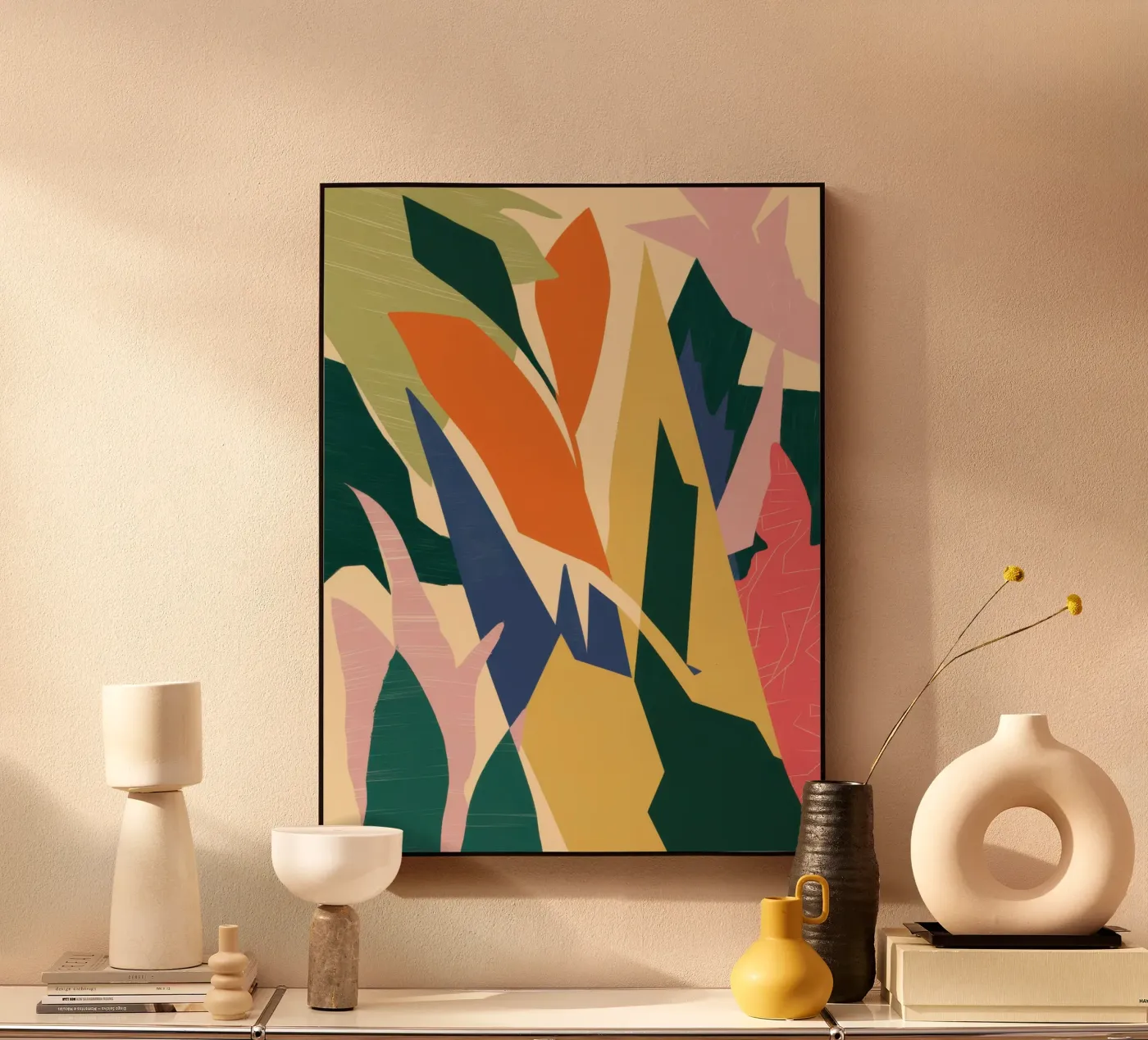 Forme botaniche in grassetto plexiglass da Solar Paint