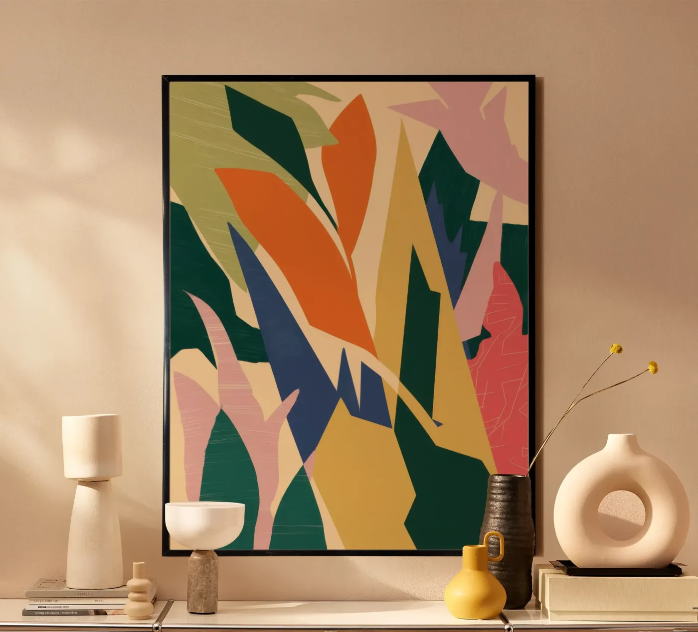 Forme botaniche in grassetto poster da Solar Paint