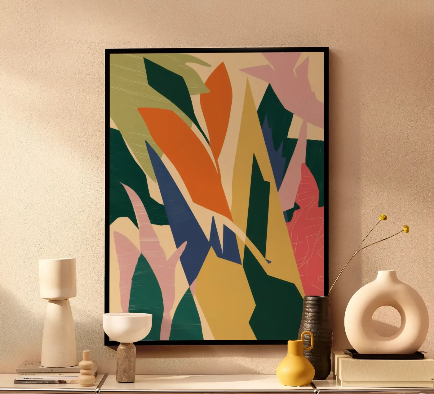 Forme botaniche in grassetto poster da Solar Paint