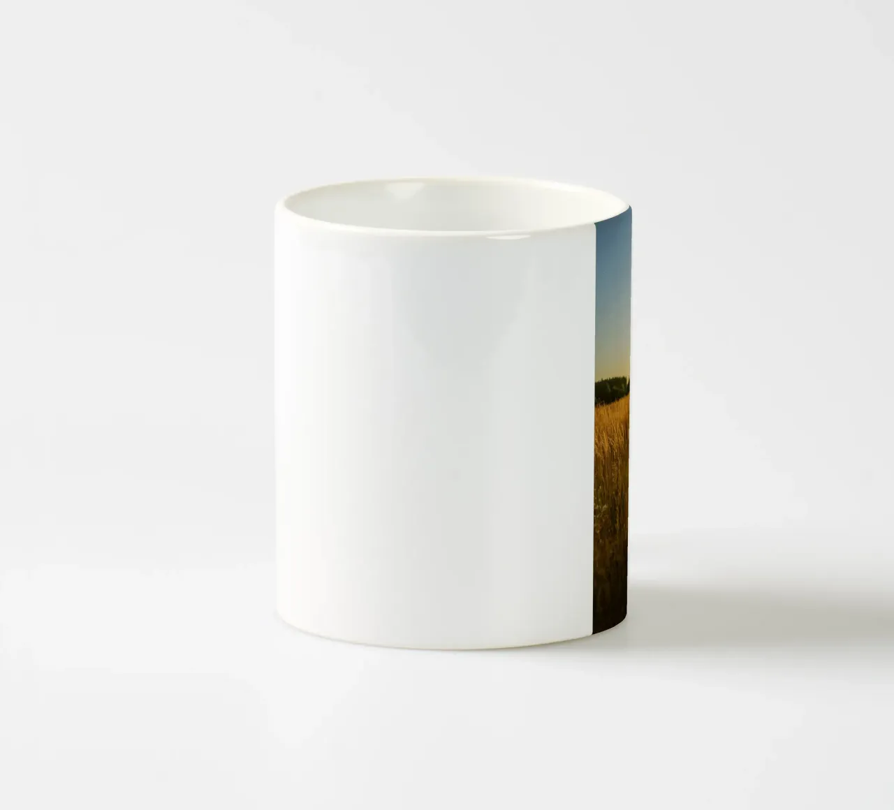 golden hour trees nature tazza in ceramica da animal story home