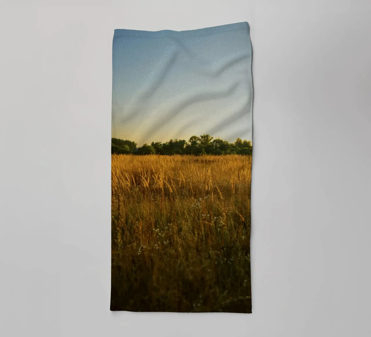 golden hour trees nature asciugamano da bagno da animal story home