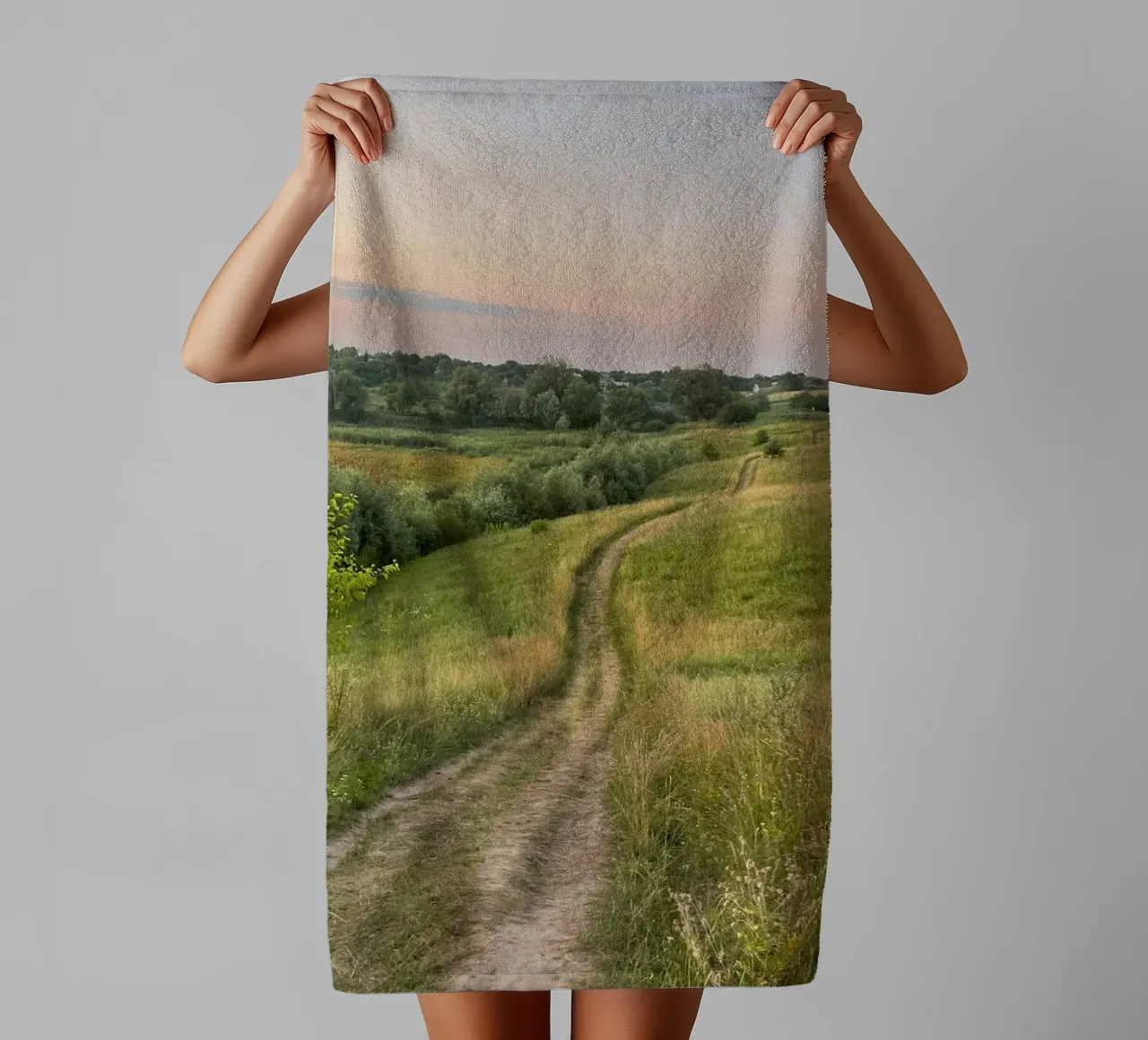 landscape natural scenery towel by Horsire