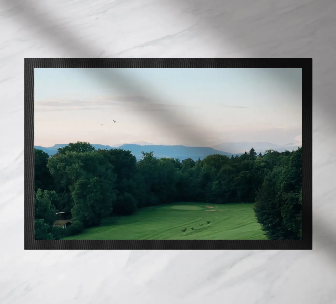 course layout golf landscape zerbino da Horsire