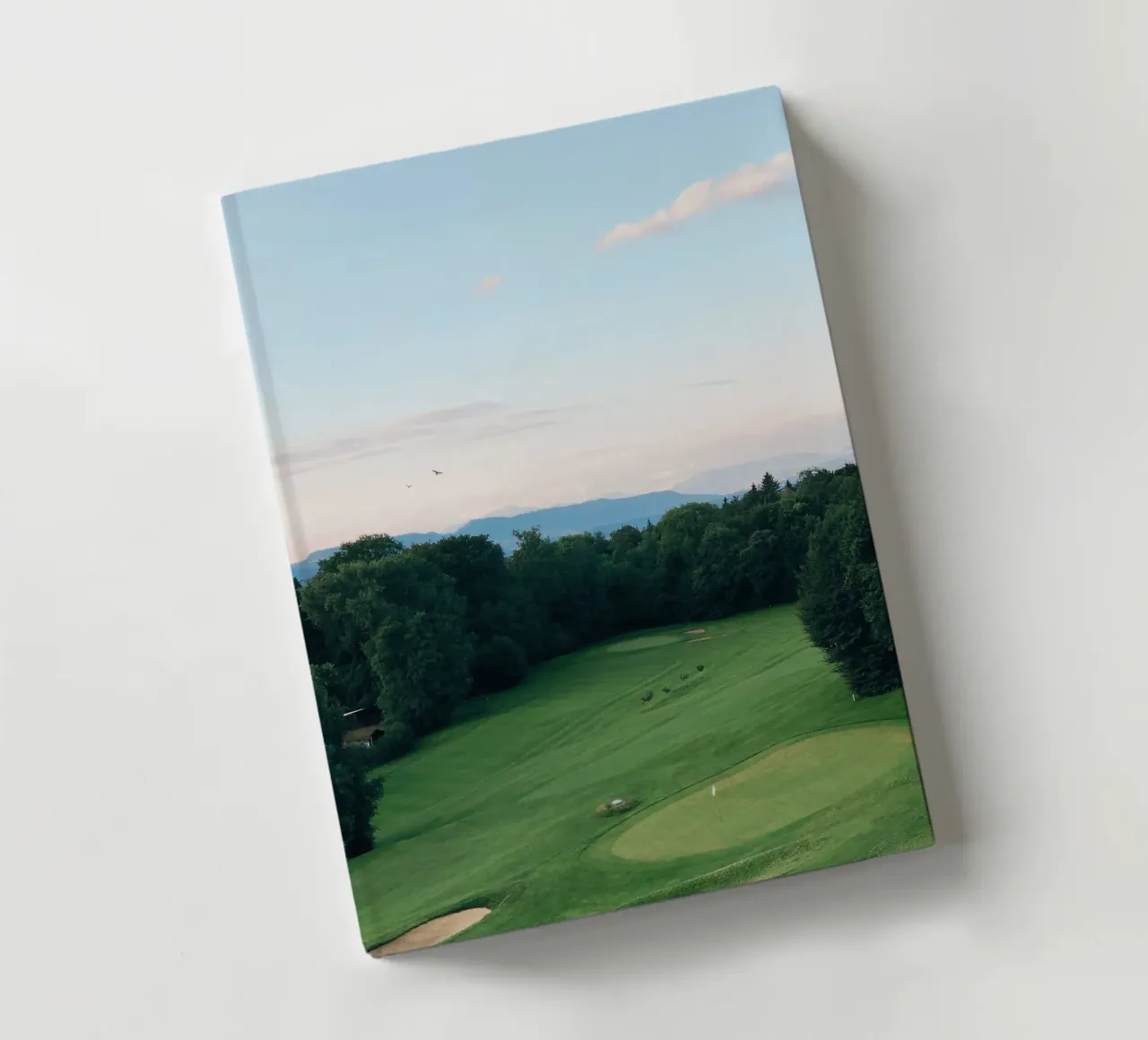 course layout golf landscape Notizbuch von Horsire
