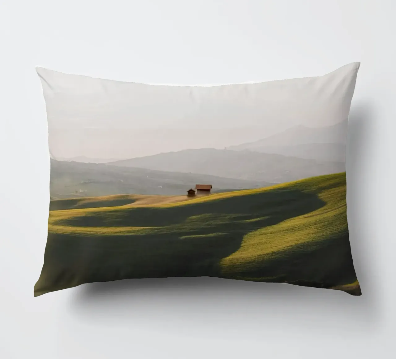 peaceful rural decorative cushion by animal story home