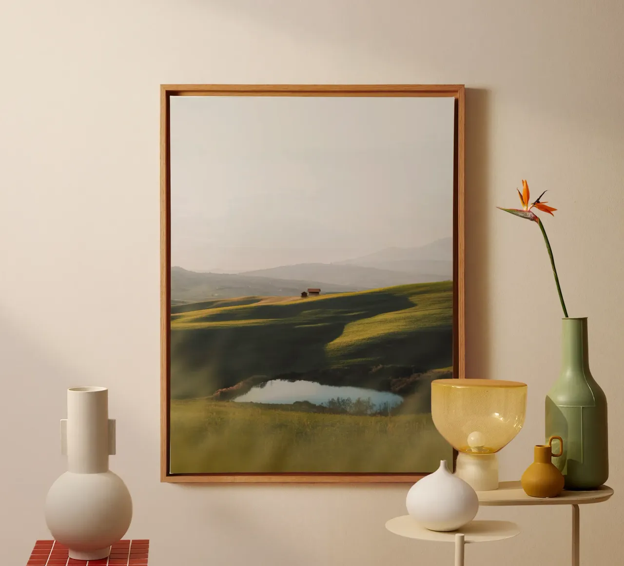 peaceful rural canvas by animal story home