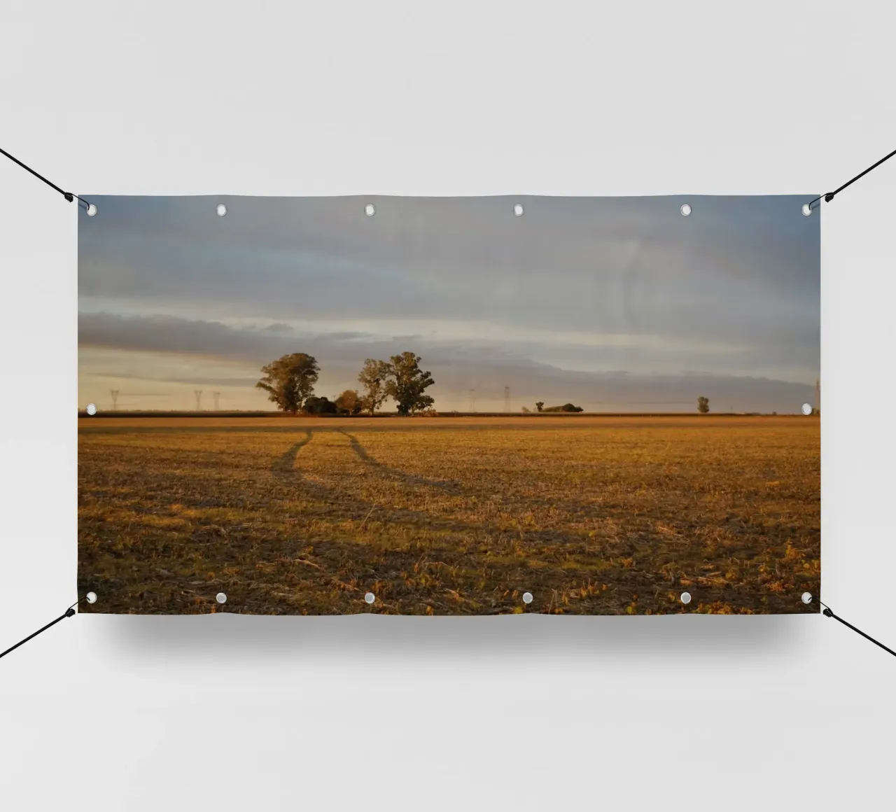 earth tones silhouette telo in pvc da Horsire
