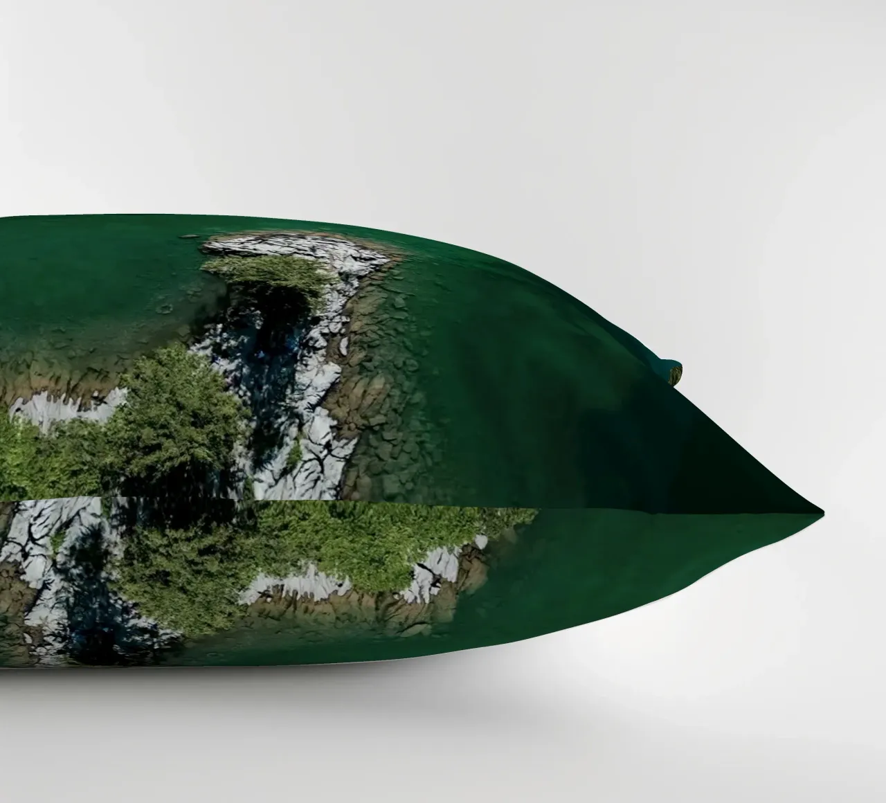 greenery boat kayaking cuscino da cofa home