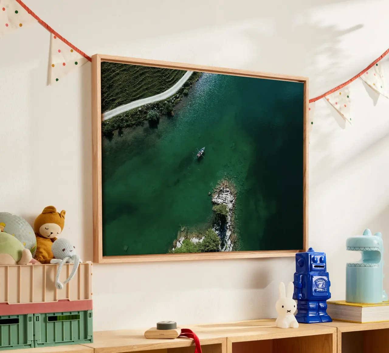greenery boat kayaking plexiglass da cofa home
