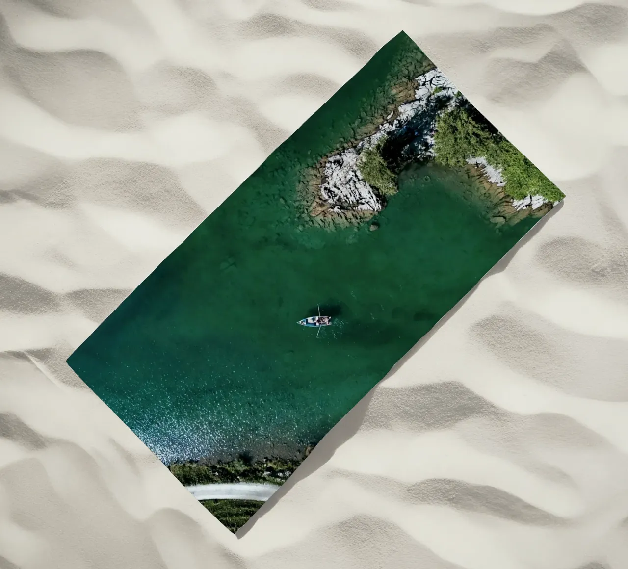 greenery boat kayaking telo mare da cofa home
