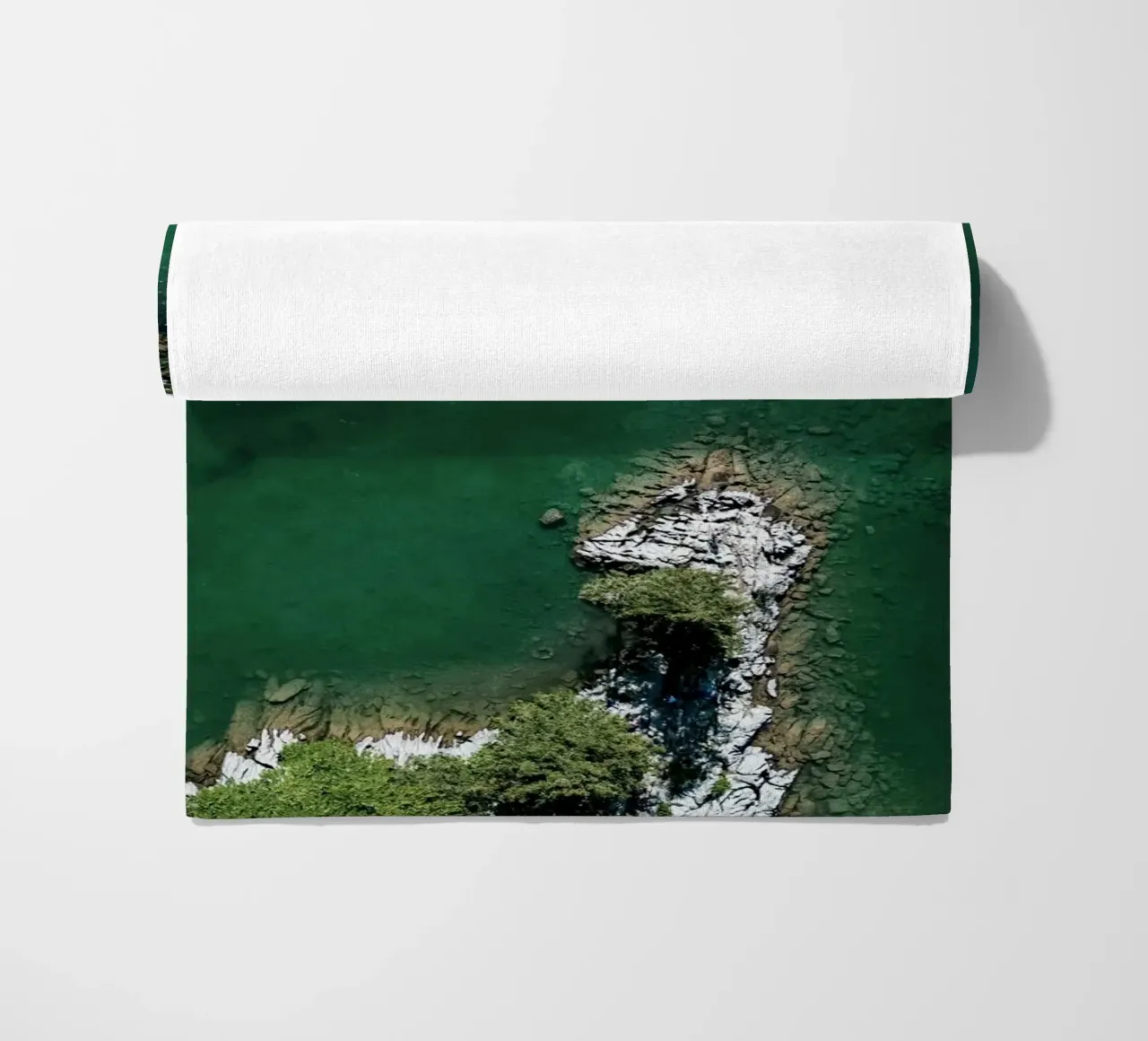 greenery boat kayaking telo mare da cofa home