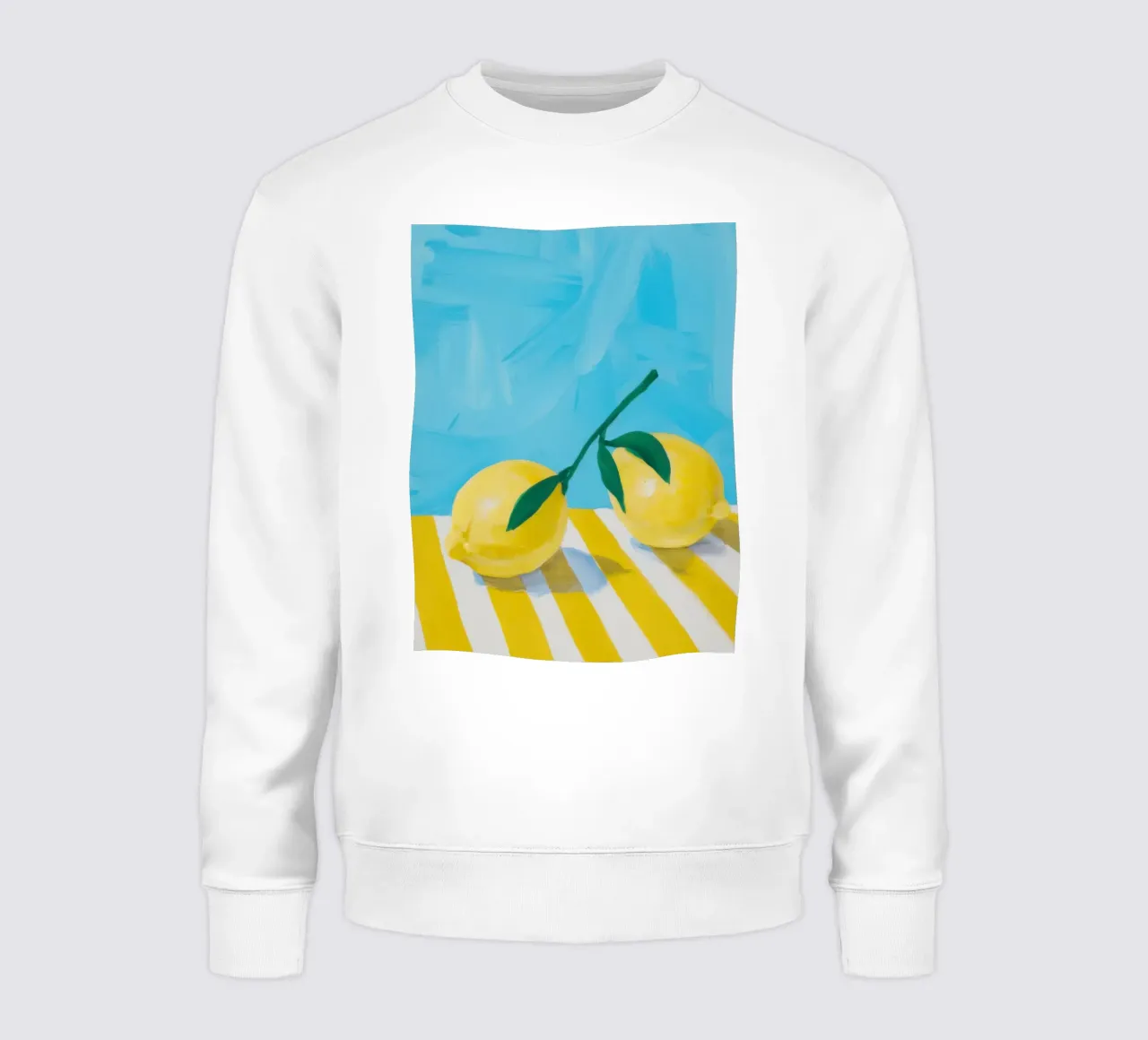 Limone chiaro pittorico felpa da Frosh Pallete