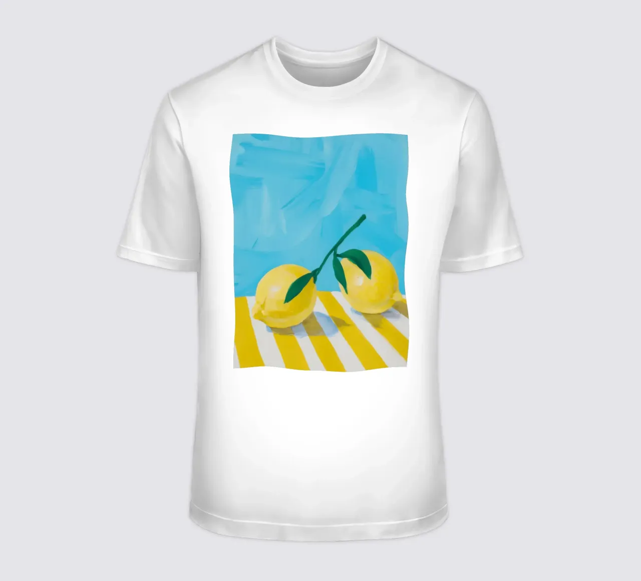 Limone chiaro pittorico t-shirt da Frosh Pallete
