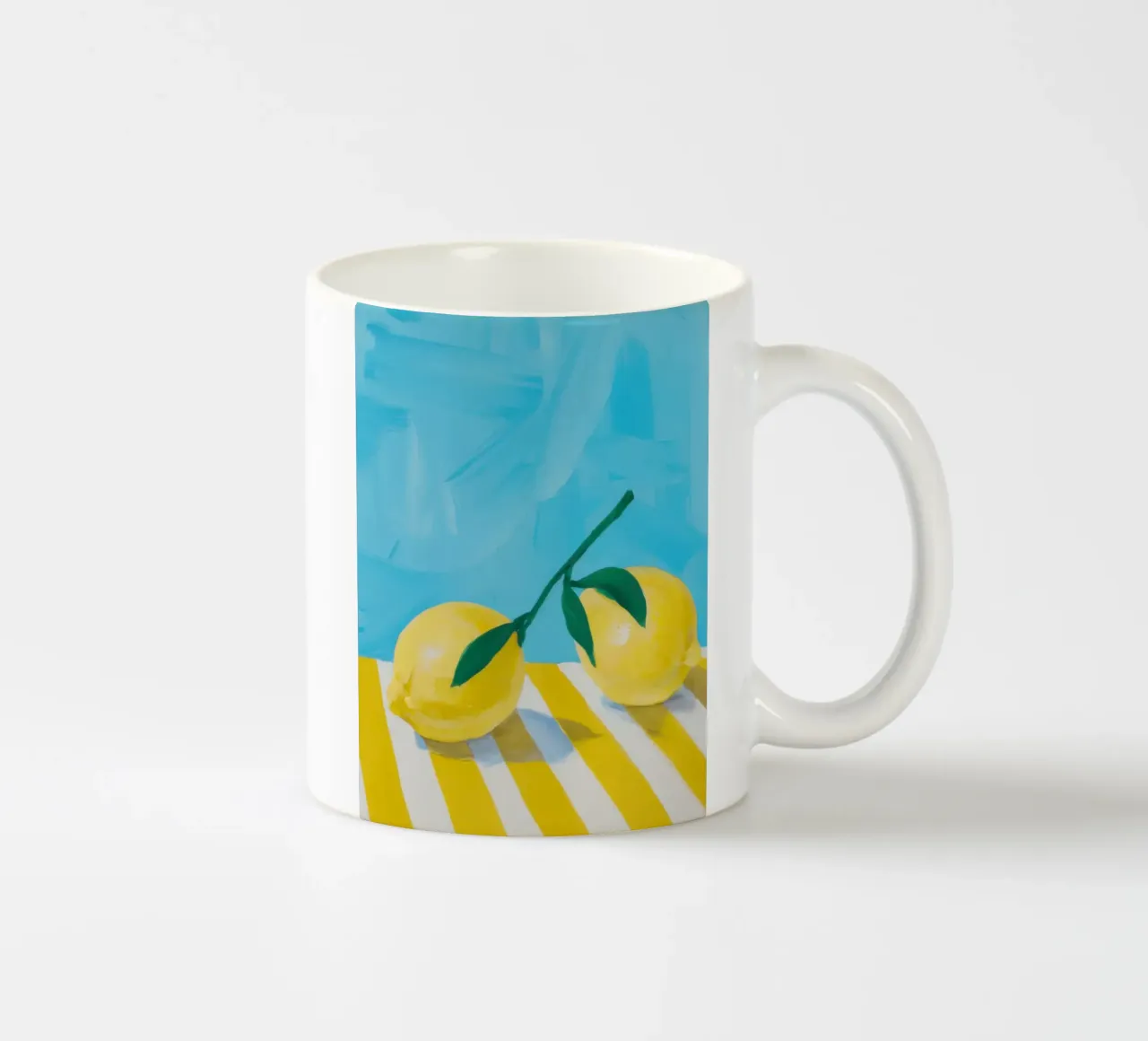 Limone chiaro pittorico tazza in ceramica da Frosh Pallete
