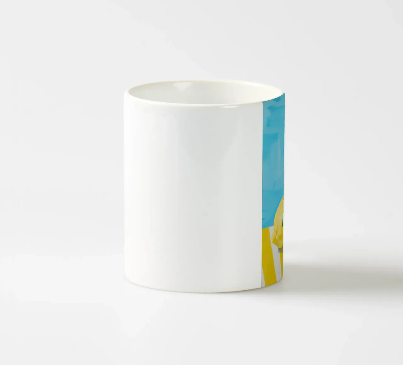 Limone chiaro pittorico tazza in ceramica da Frosh Pallete