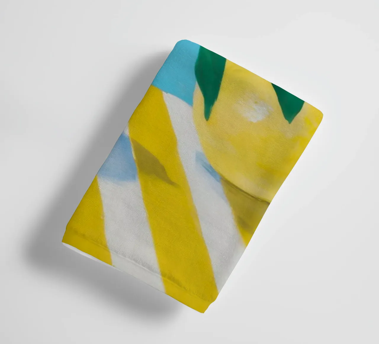 Limone chiaro pittorico asciugamano da bagno da Frosh Pallete