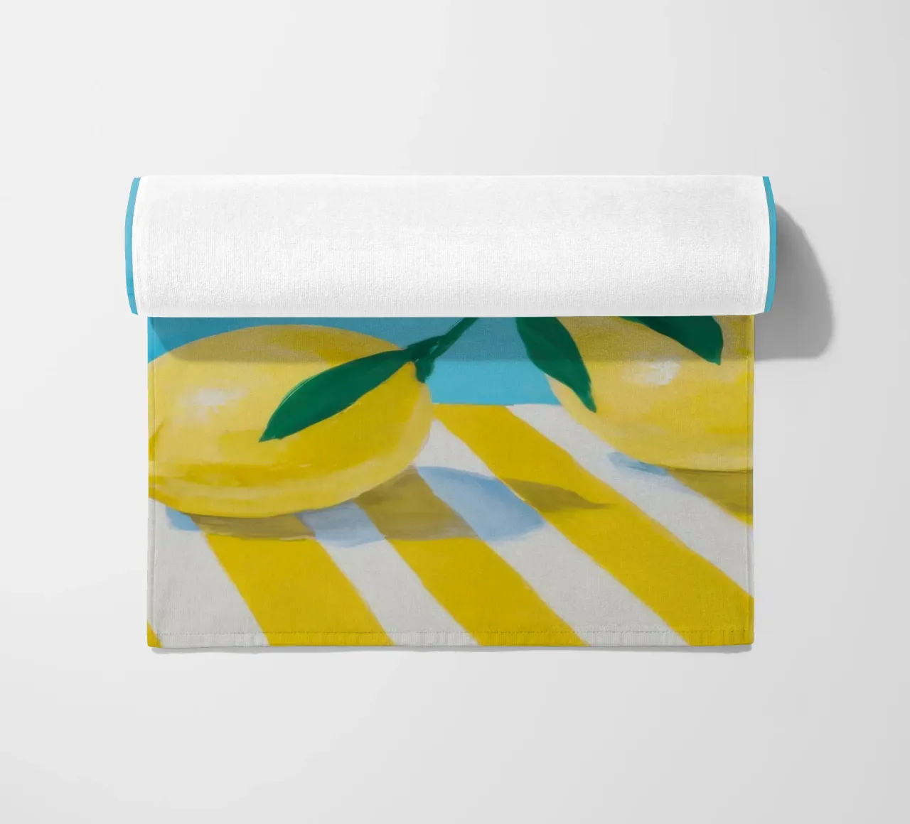 Limone chiaro pittorico telo mare da Frosh Pallete