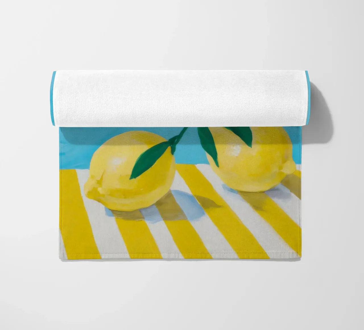 Limone chiaro pittorico telo mare da Frosh Pallete