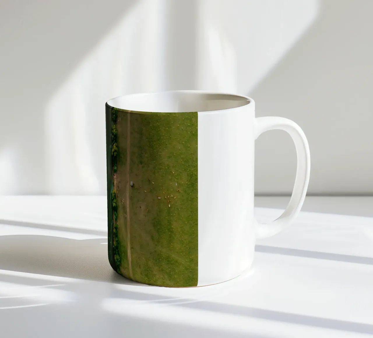 scenery rural tazza in ceramica da cofa home