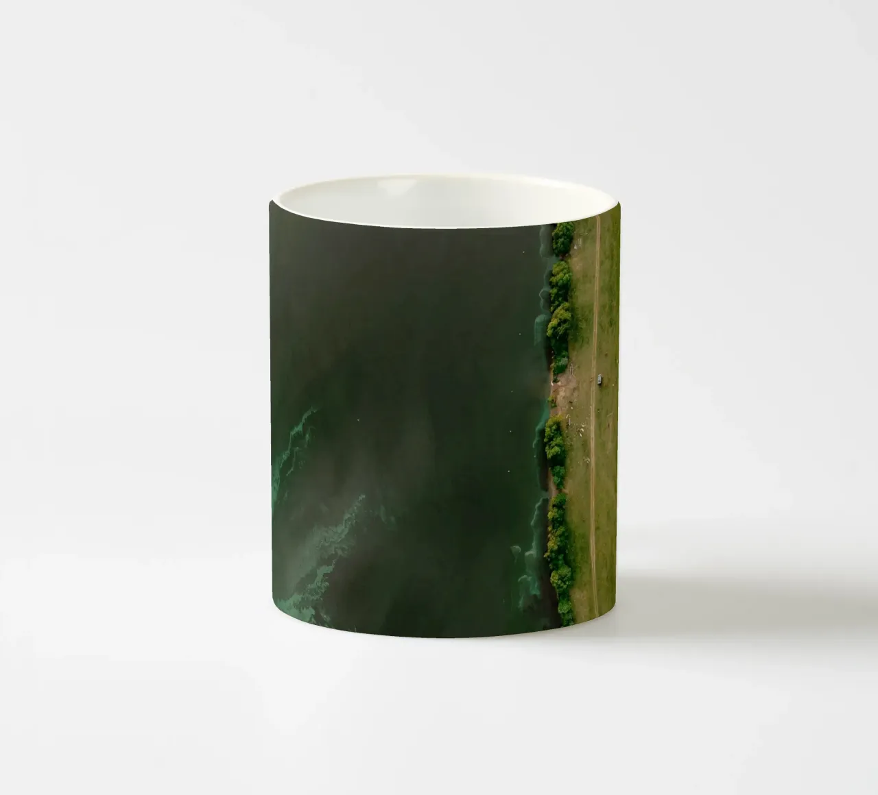 scenery rural tazza in ceramica da cofa home