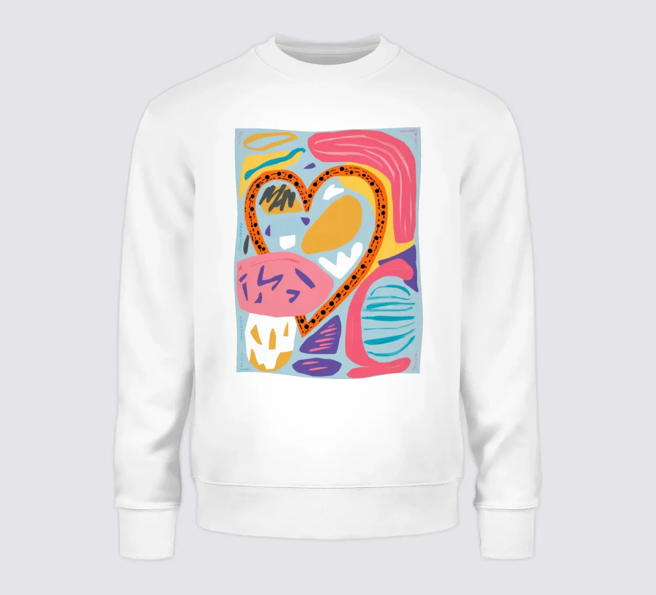 Cuore astratto vibrante felpa da Bring Haven