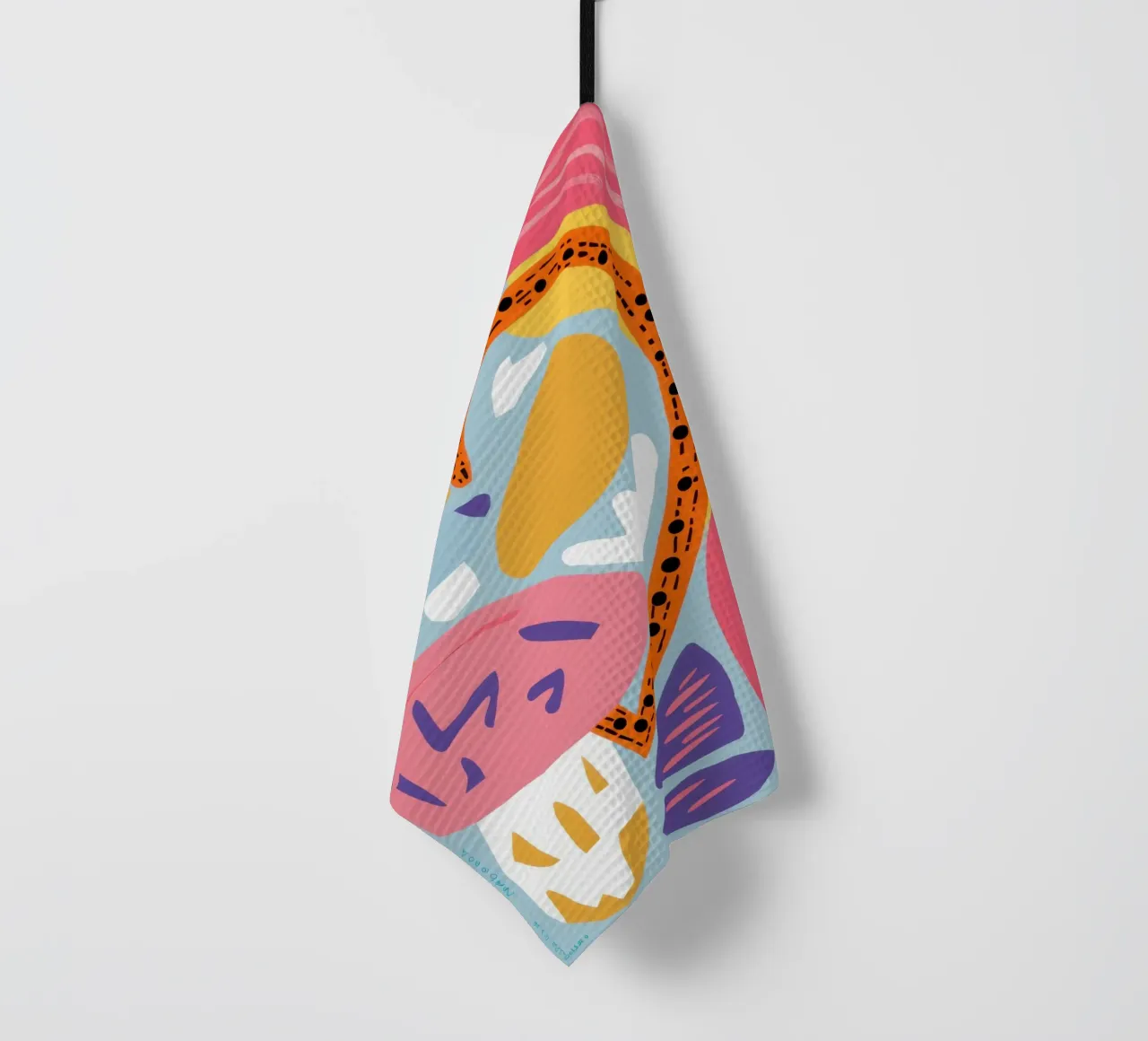 Levendig Abstract Hart theedoek van Bring Haven