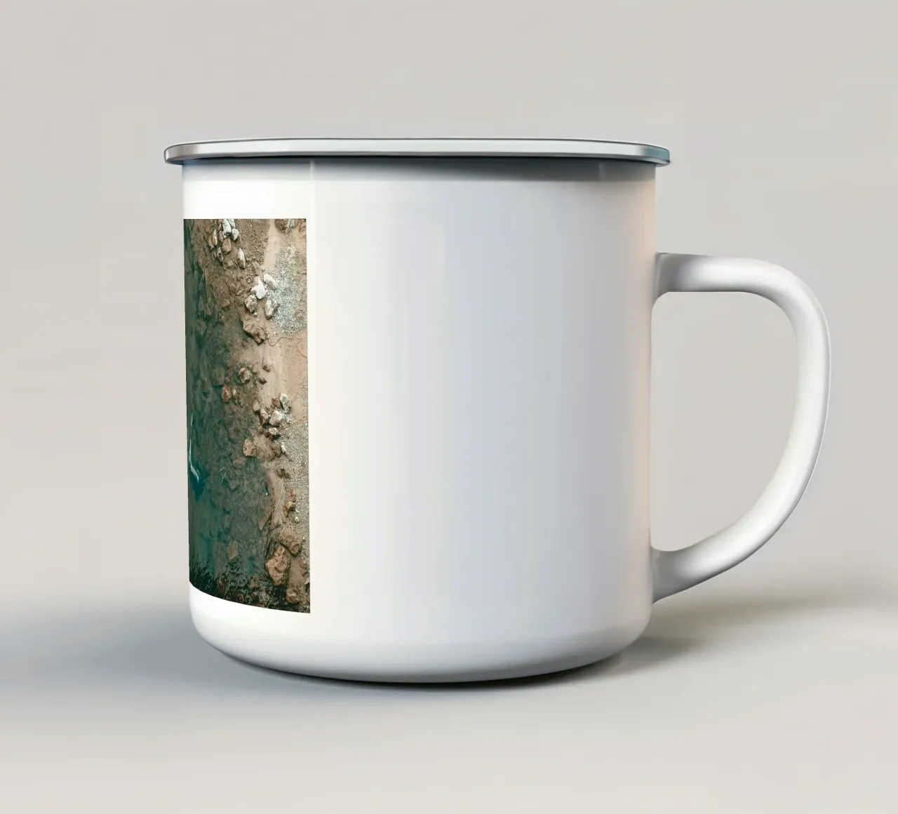 submerged rocky tazza in smalto da cofa home