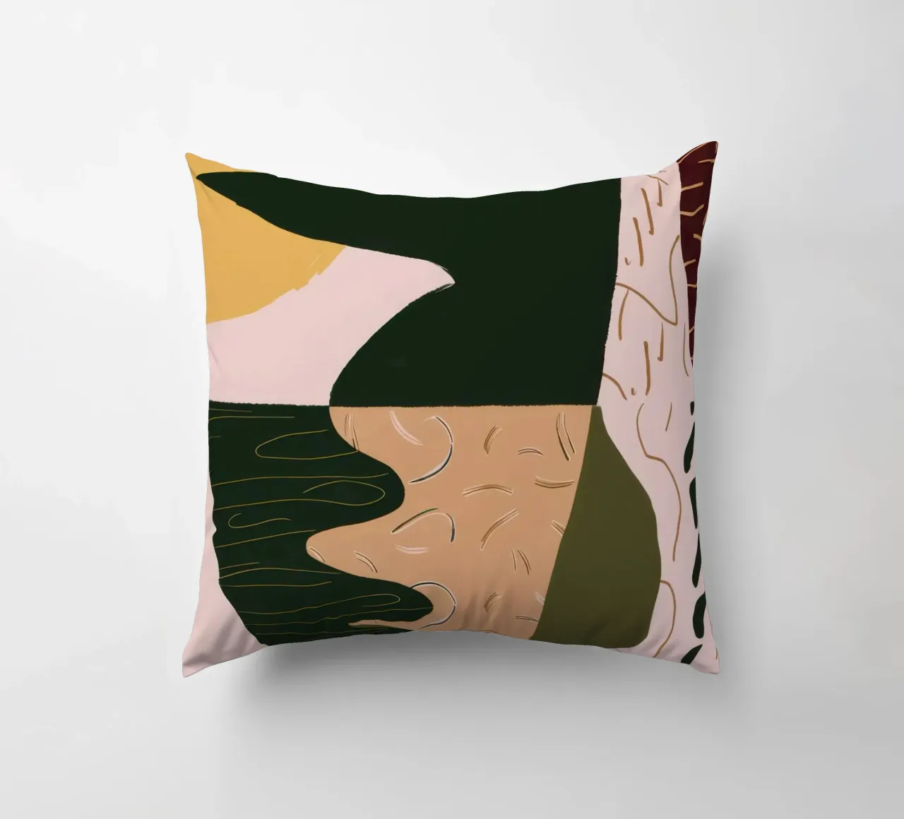 Riflesso astratto del fiume cuscino da Frosh Pallete