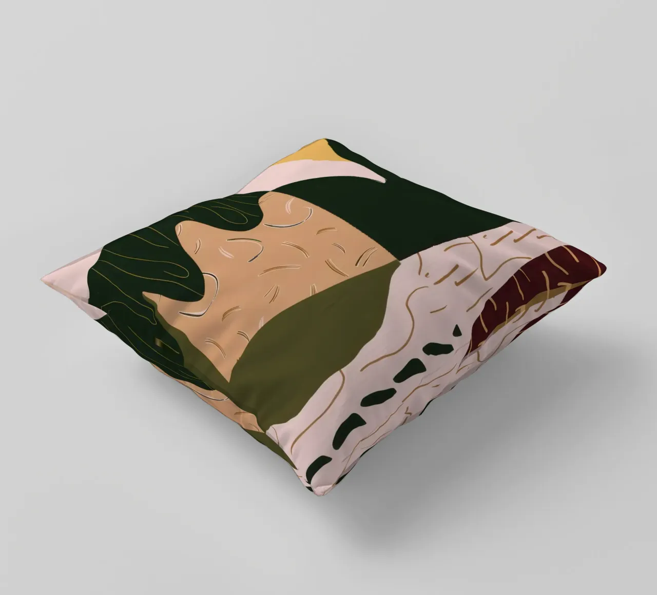 Riflesso astratto del fiume cuscino da Frosh Pallete