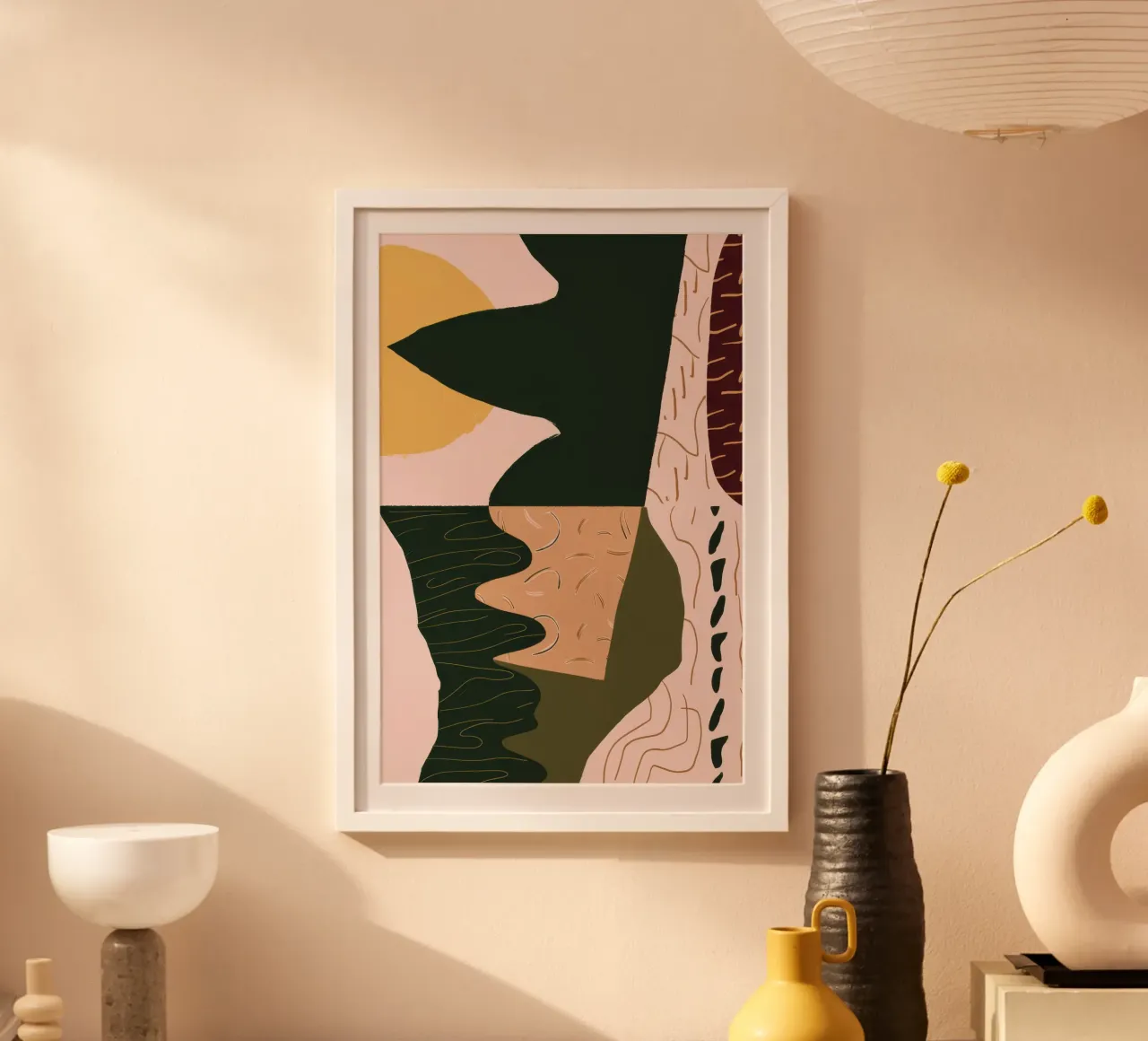 Abstract River Reflection poster by Frosh Pallete