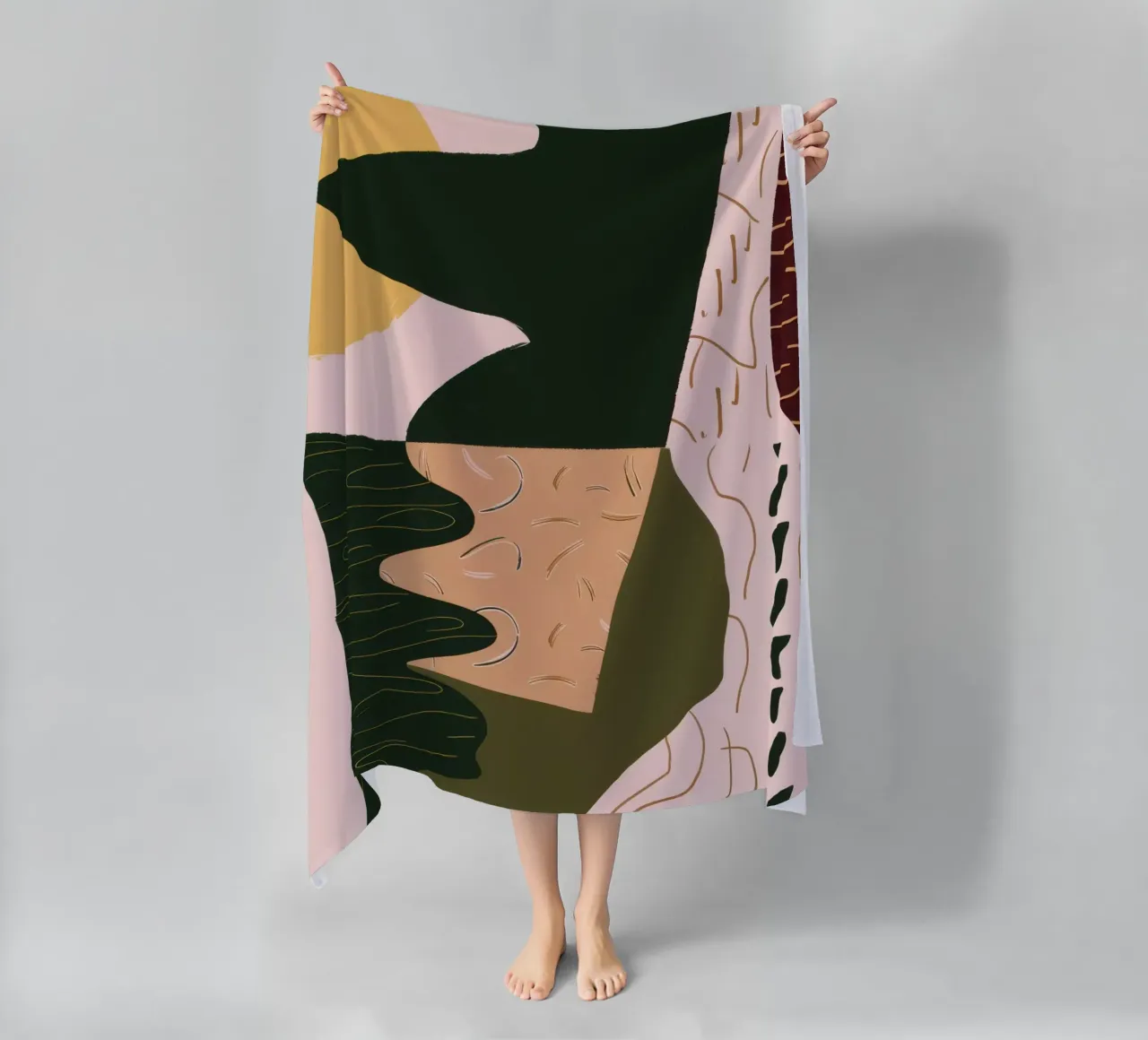 Riflesso astratto del fiume telo mare da Frosh Pallete