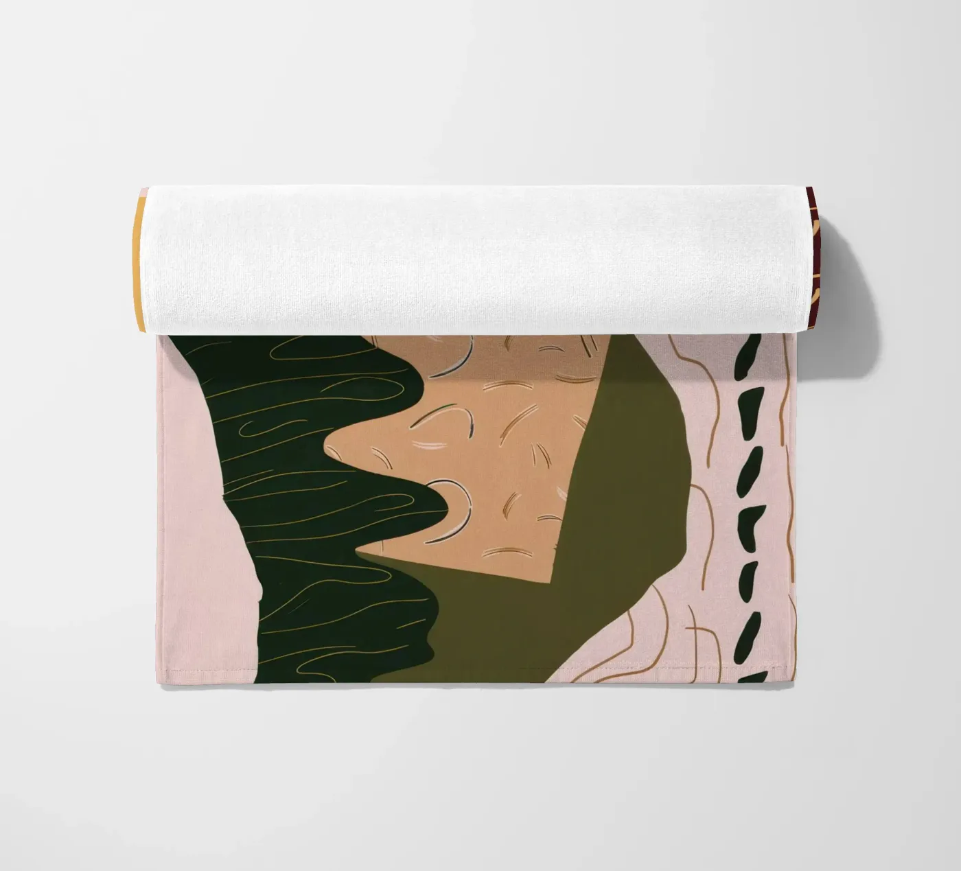 Abstracte rivierreflectie strandhanddoek van Frosh Pallete